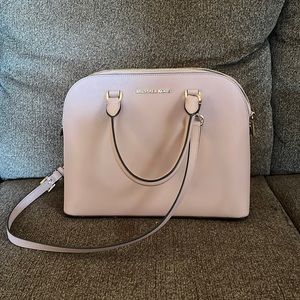 Michael Kors blush pink satchel bag